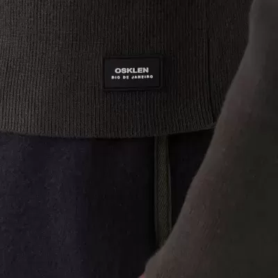 Sweater Tricot Zipped Cotton Osklen