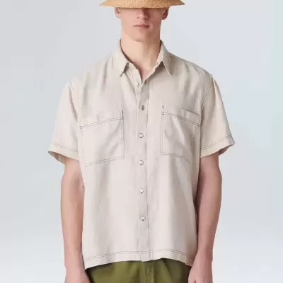 Camisa MC Contrast Line Osklen