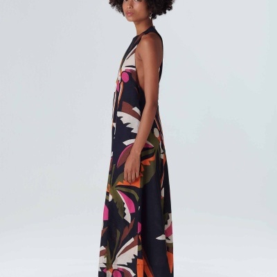 Vestido Coqueiro Longo Osklen