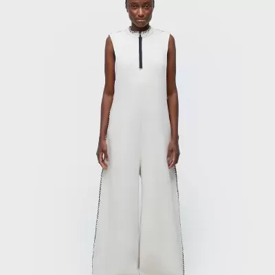 Macacão Moletom Juta Pespontos Osklen