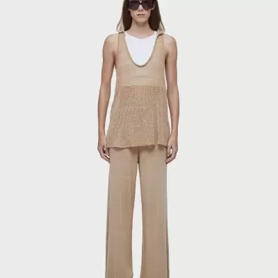 Regata tricot capuz cortica