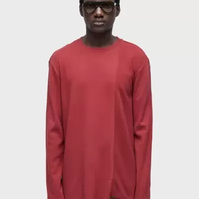 T-shirt Slim MIX Assimetrica Osklen