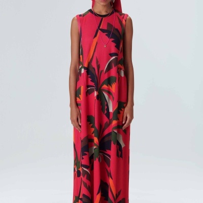 Vestido Paraquedas Coqueiro Osklen