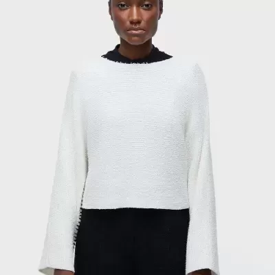 Blusa Tricot Bouclet Pespontos Osklen