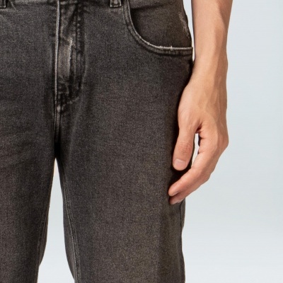 Calça Jeans Masculina Osklen Rough Used Black