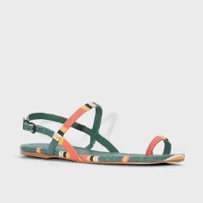 Sandália Lona Listras Atelier Osklen