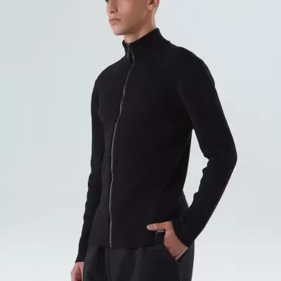 Sweater Tricot Zipped Cotton Osklen