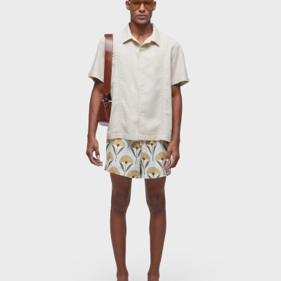 Bermuda Pj Sunflower Color Osklen