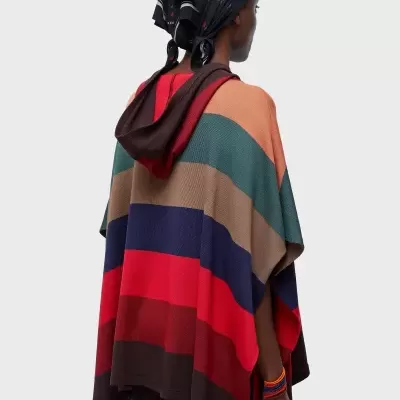 Poncho Capuz Colorfull Stripes Osklen