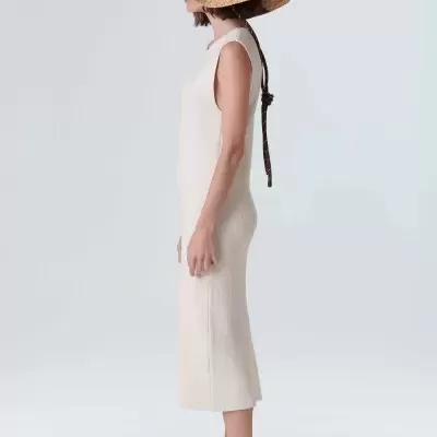 Vestido Midi Tricot Reciclado Osklen
