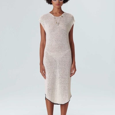 Vestido Regata Tricot Tela Osklen