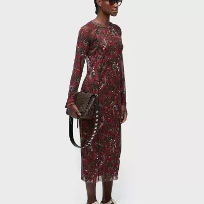 Vestido Tule Rose Tex Osklen