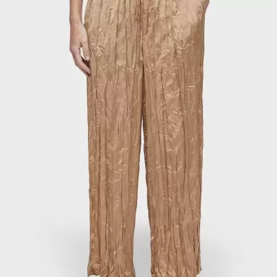 Calça reta tricoline satin