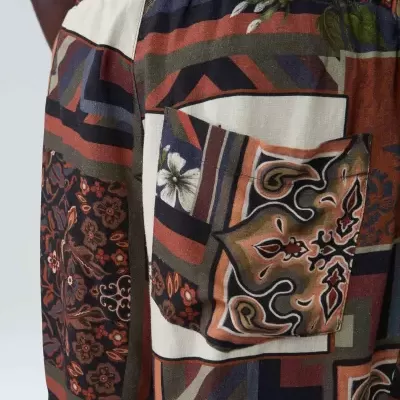 Bermuda Pj Patchwork Osklen