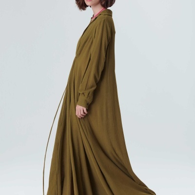 Vestido Chemise Longo Osklen