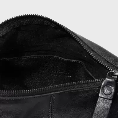 Small leather crossbody e-basics bag