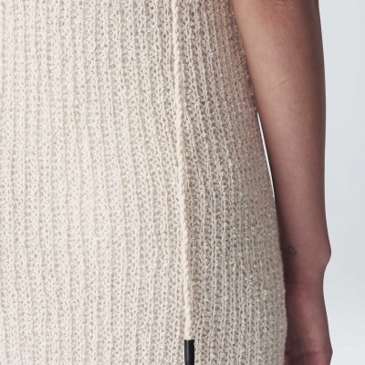 Vestido Tricot Canelado Rustic Osklen