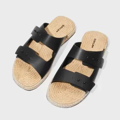 Slide Couro e Corda Osklen