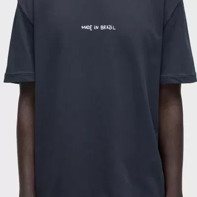 T-shirt Made In Brazil Bordado Osklen