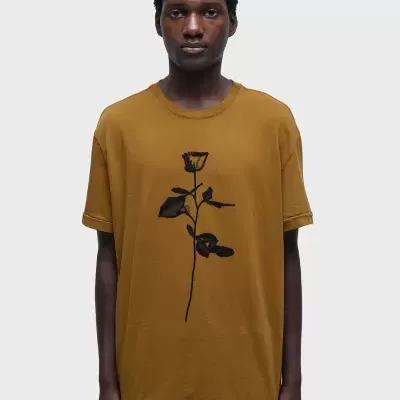 T-shirt Rosa Bordado Osklen