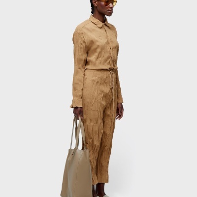 Macacão Tricoline Wrinkled Osklen