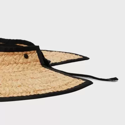 Viseira palha fita