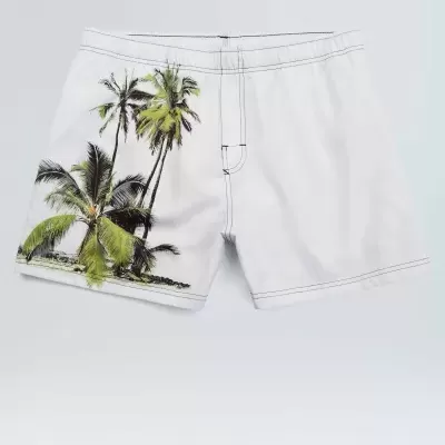 Beach Short Aquaone Coqueiro Osklen
