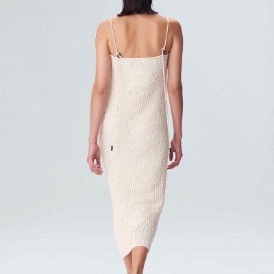 Vestido Tricot Canelado Rustic Osklen