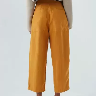 Calça Recortes Over Linen Osklen