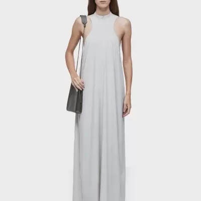 Vestido superlight gola raglan