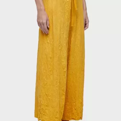 Calça wrinkled color