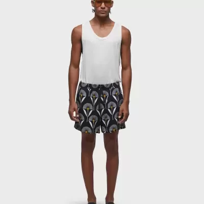 Bermuda Pj Sunflower Dots Osklen