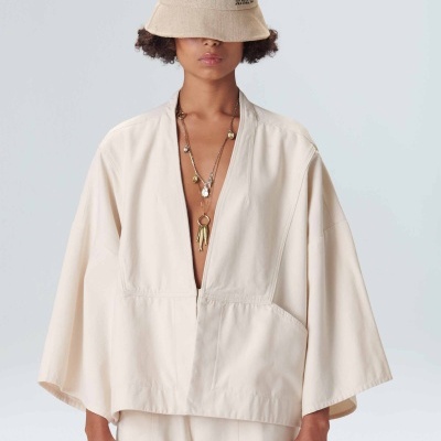 Kimono Cropped White Osklen