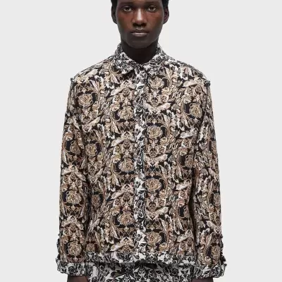 Jaqueta Double Rose Jacquard Osklen