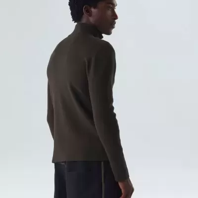 Sweater Tricot Zipped Cotton Osklen