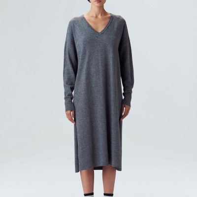 Vestido Longo Tricot Relaxed Osklen