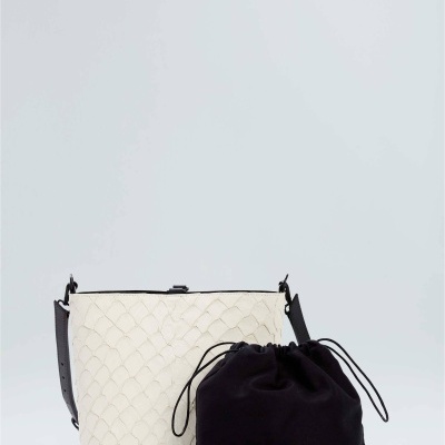 Bolsa Mini Bucket Pirarucu Osklen