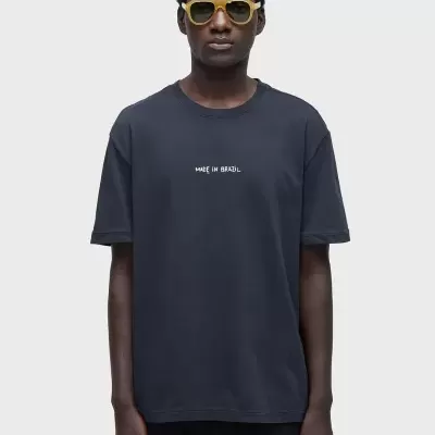 T-shirt Made In Brazil Bordado Osklen