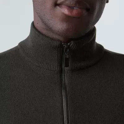 Sweater Tricot Zipped Cotton Osklen