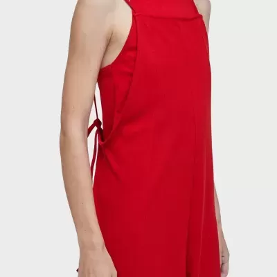 Macacão jardineira malha rustica