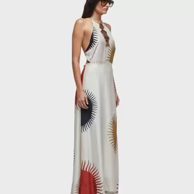 Vestido enviesado sol claro