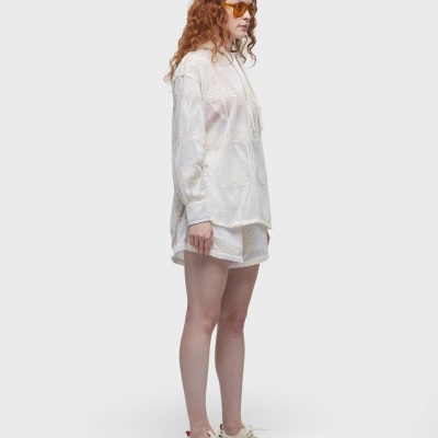 Short Tela Bordada Osklen