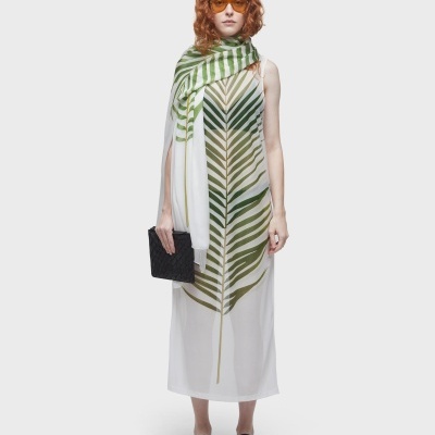 Vestido Sleeveless Sobreposicão Foto Osklen