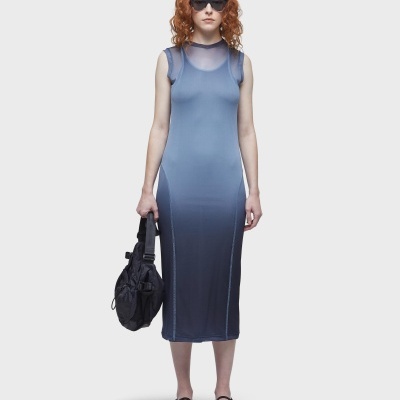 Vestido Tule Degrade Osklen