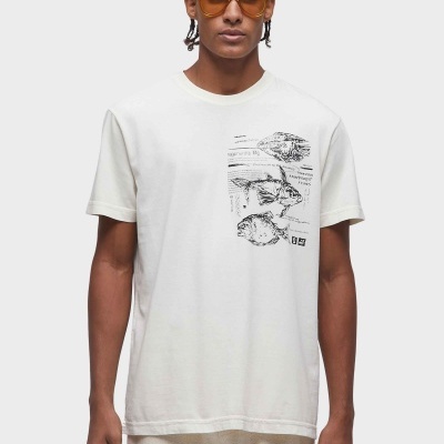 T-shirt Stone Amazon Fishes Osklen