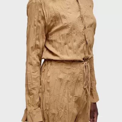 Macacão Tricoline Wrinkled Osklen