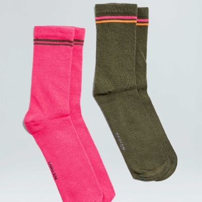 Meias Riva Fine Line Osklen