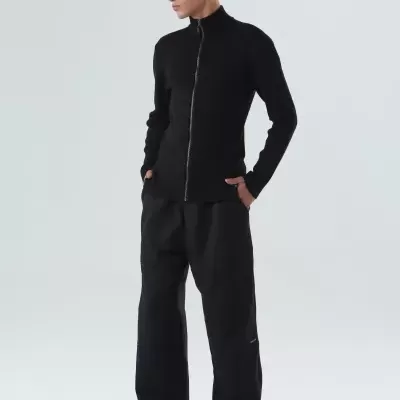 Sweater Tricot Zipped Cotton Osklen