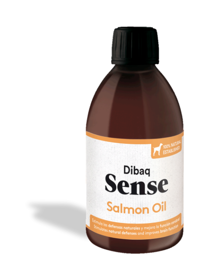 Dibaq Sense Suplemento de óleo de salmão 300ml - Cães Dibaq Sense Suplemento de óleo de salmão 300ml - Cães