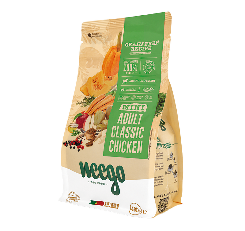 Weego Grain Free Dog Food Adult Classic Chicken Mini Weego Grain Free Dog Food Adult Classic Chicken Mini